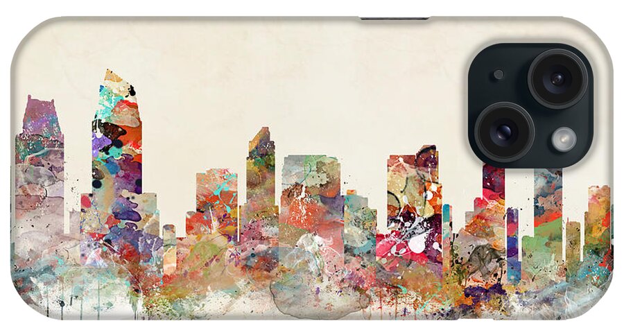 San Diego iPhone Case featuring the painting San Diego California #1 by Bri Buckley