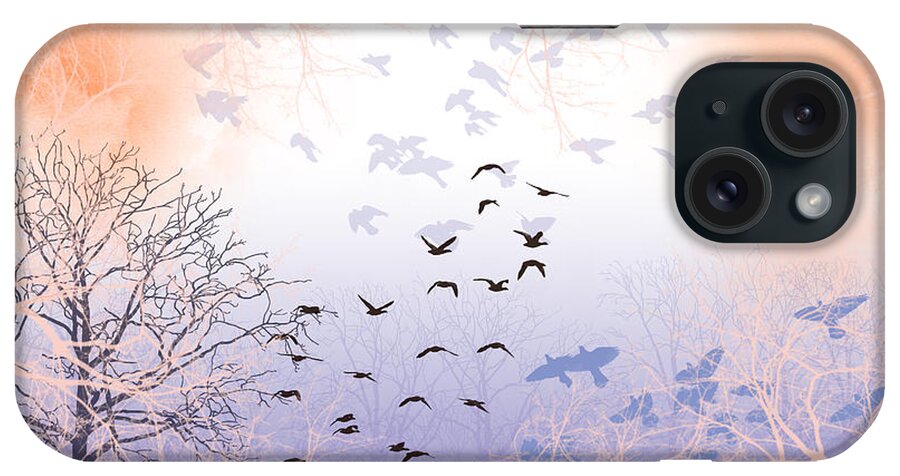 Birds iPhone Case featuring the digital art Seekers #2 by Trilby Cole