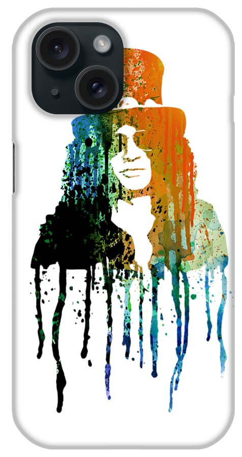 Slash iPhone Case featuring the painting Slash #2 by Art Popop