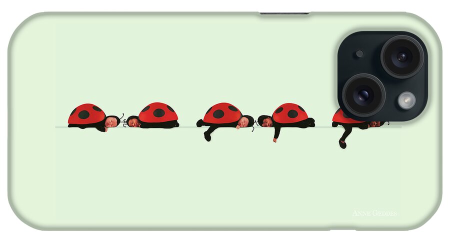 Ladybugs iPhone Case featuring the photograph Ladybugs by Anne Geddes