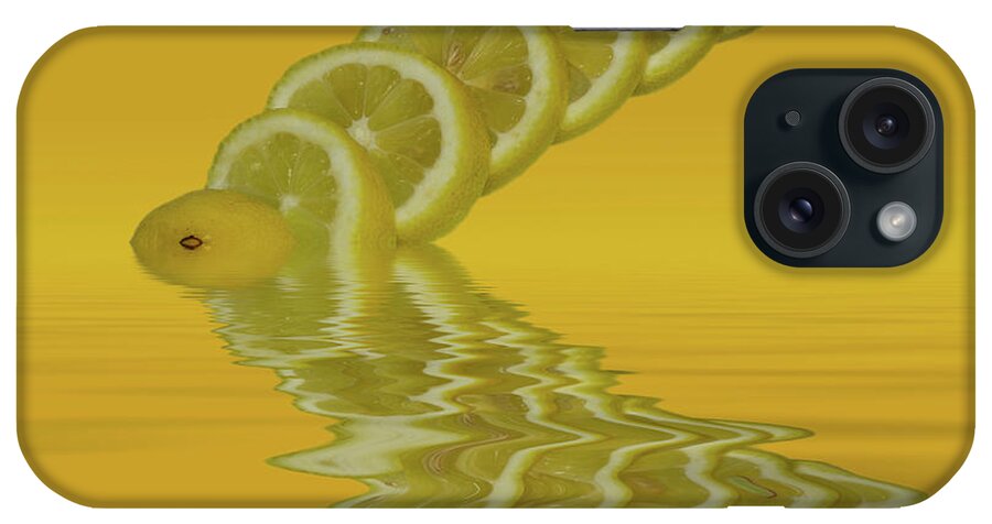 Fresh Fruit iPhone Case featuring the photograph Slices Lemon Citrus Fruit #1 by David French
