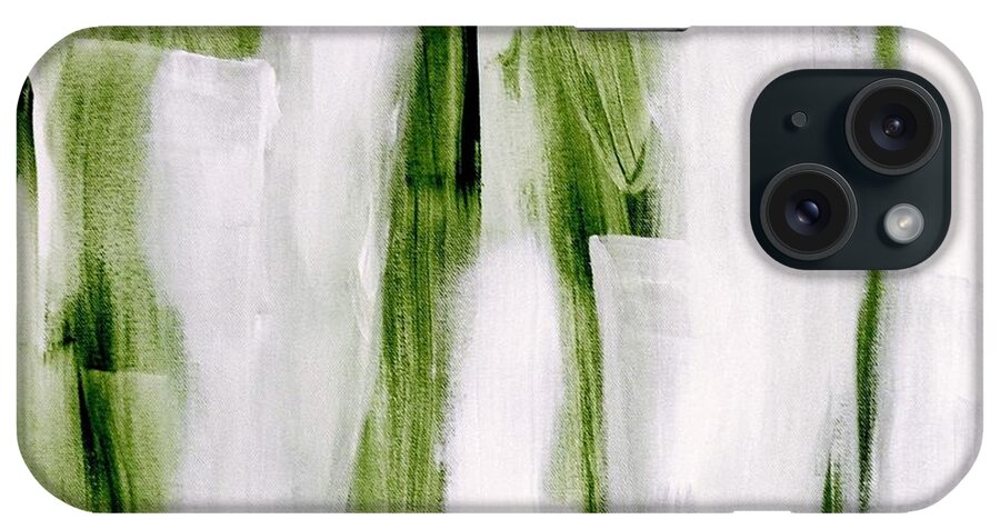 Painting Acrylic On Canvas iPhone Case featuring the painting Spirit Filled #1 by Marsha Heiken