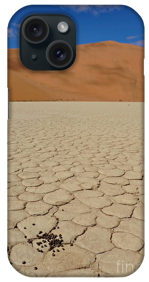 Africa iPhone Case featuring the photograph Springbok Scat In Dead Vlei #1 by Francesco Tomasinelli