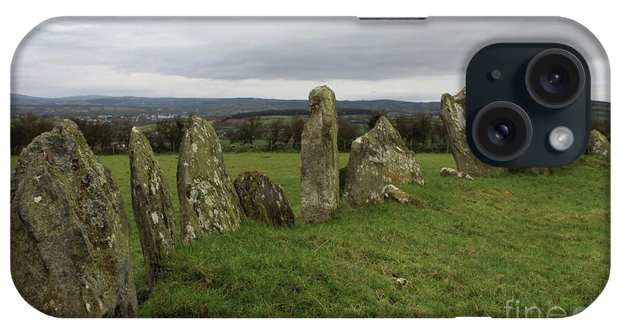 Eddie Barron iPhone Case featuring the photograph Standing Stones 9 Donegal Ireland by Eddie Barron