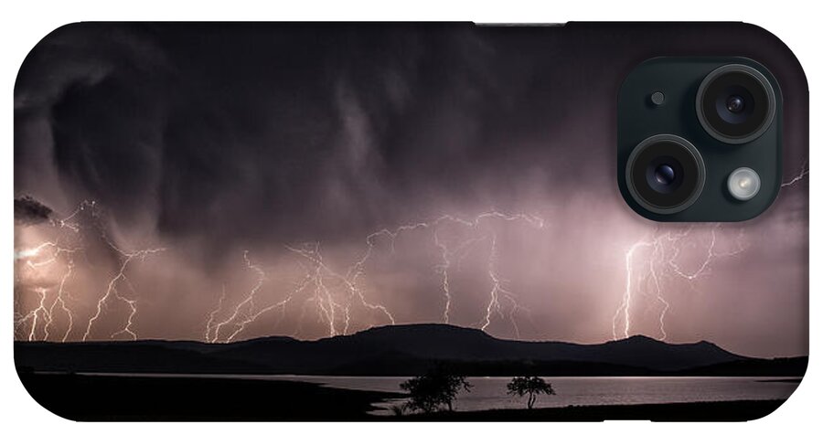 Landscape iPhone Case featuring the photograph African Storm by Tim Booth