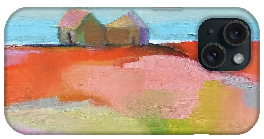 Landscape iPhone Case featuring the painting Summer Heat by Michelle Abrams