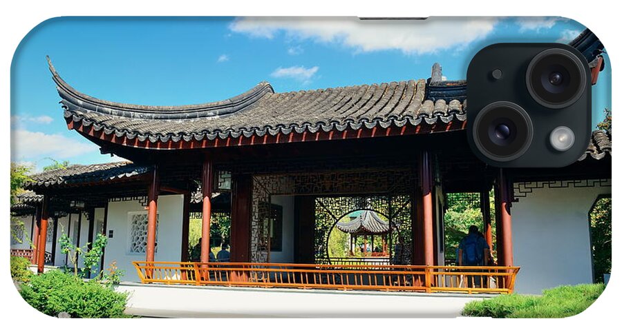 Vancouver iPhone Case featuring the photograph Sun Yat-Sen Garden #1 by Songquan Deng