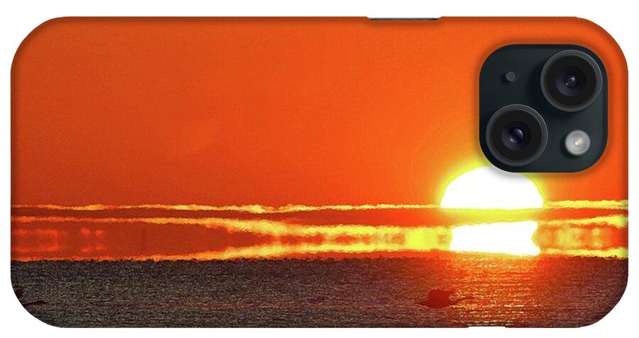 Abstract iPhone Case featuring the photograph Sunrise Flight  #1 by Lyle Crump