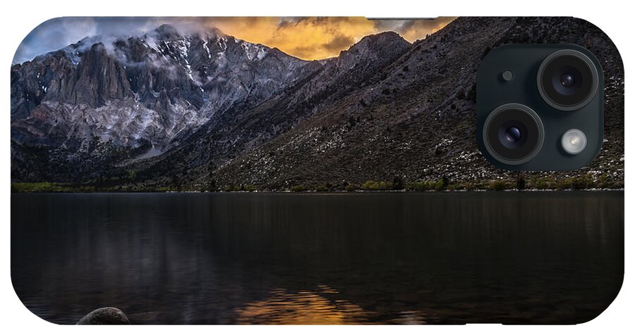California iPhone Case featuring the photograph Sunset at Convict Lake #1 by Cat Connor