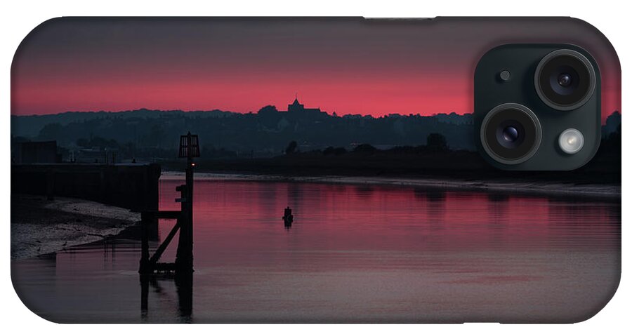 Sunset iPhone Case featuring the photograph Sunset on the River #1 by Perry Rodriguez