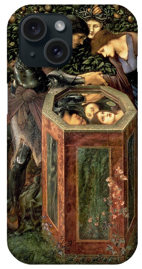 Burne-jones iPhone Case featuring the painting The Baleful Head, from 1885 by Edward Burne-Jones