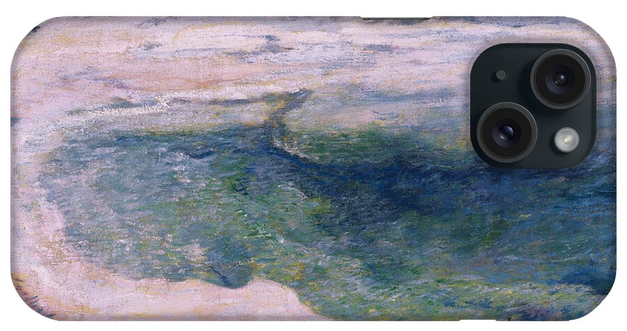 John Henry Twachtman iPhone Case featuring the painting The Emerald Pool #1 by John Henry Twachtman