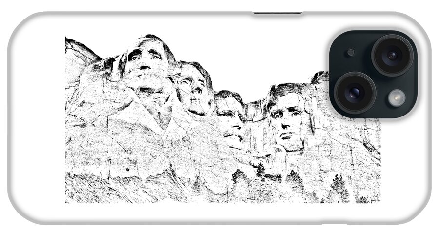 Landscape iPhone Case featuring the photograph The Four Presidents by John M Bailey
