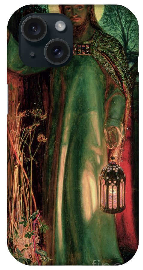 Jesus iPhone Case featuring the painting The Light of the World by William Holman Hunt