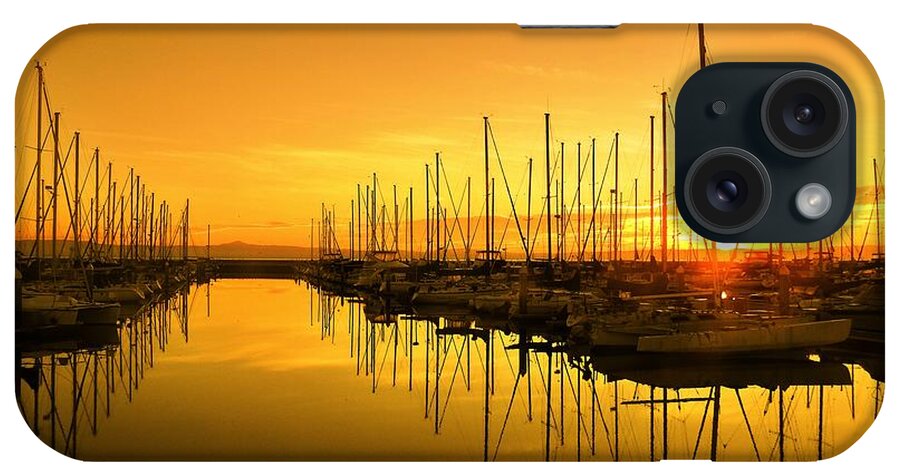 Scenic iPhone Case featuring the photograph Sunrise at the Marina #1 by Scott Cameron