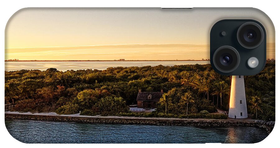 Atlantic iPhone Case featuring the photograph The Miami Lighthouse #1 by Lars Lentz