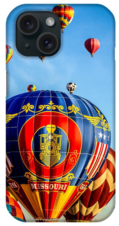 Albuquerque iPhone Case featuring the photograph Thundercloud - The Missouri Hot Air Balloon by Ron Pate