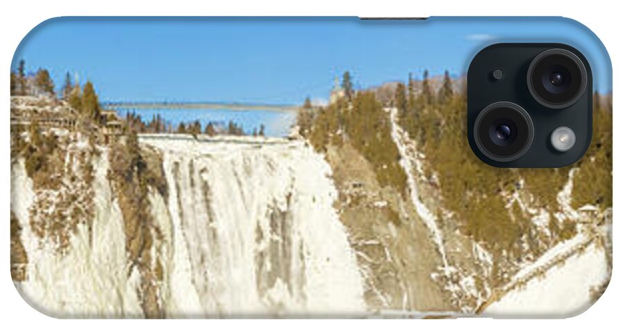 Falls iPhone Case featuring the photograph The Montmorency Falls in Quebec, Canada. #2 by Marek Poplawski