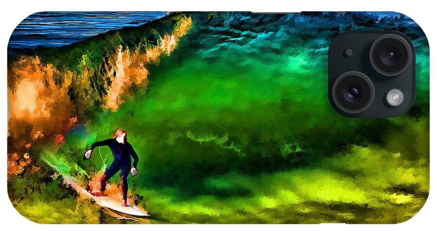 Surfer iPhone Case featuring the photograph The Shadow Within by John A Rodriguez