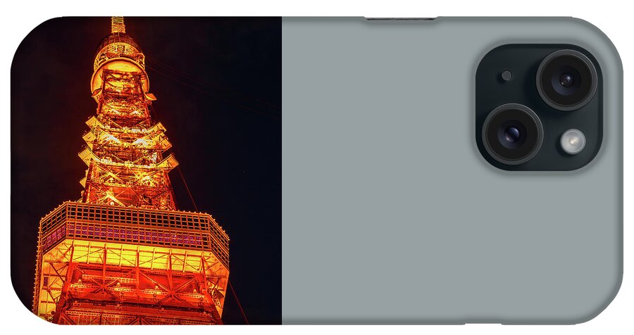 Tokyo Tower iPhone Case featuring the photograph Tokyo Tower Minato District #1 by Benny Marty
