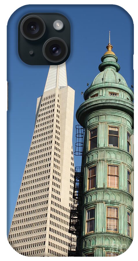 San Francisco iPhone Case featuring the photograph Transamerica Pyramid Building #1 by Henrik Lehnerer