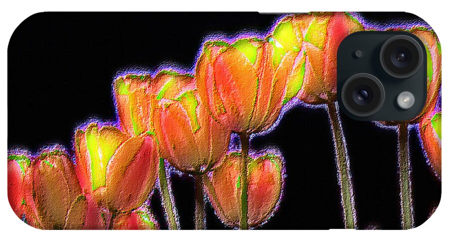 Fresco iPhone Case featuring the photograph Tulips #1 by Alexander Fedin