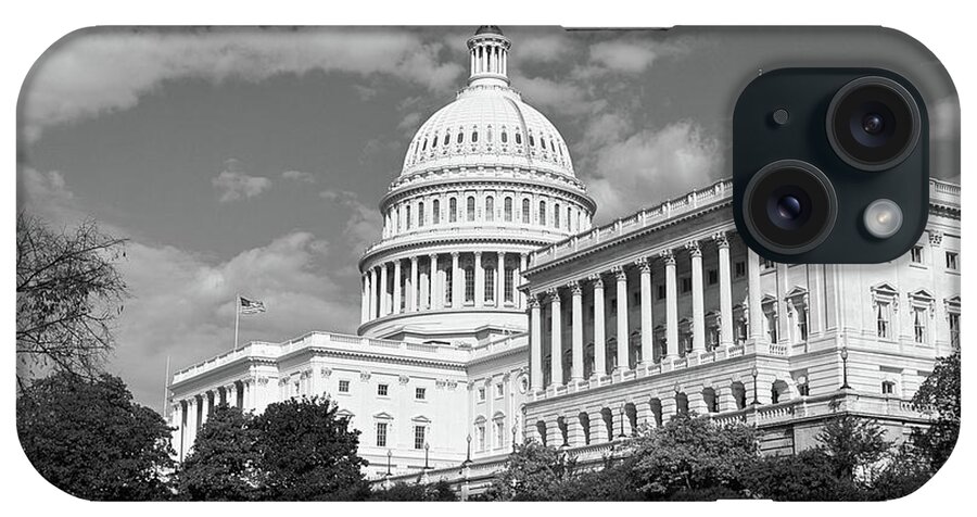 Congress iPhone Case featuring the photograph US Capitol Washington DC #1 by Kimberly Blom-Roemer