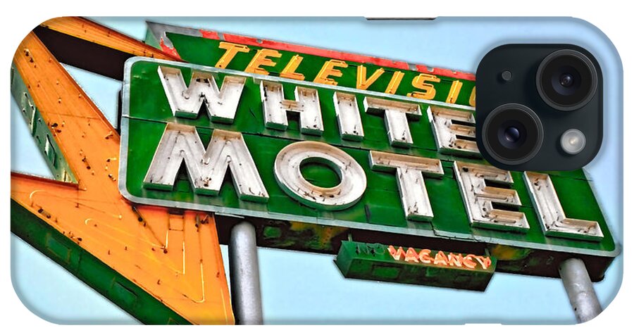 Motel iPhone Case featuring the photograph White's Motel #1 by Matthew Bamberg