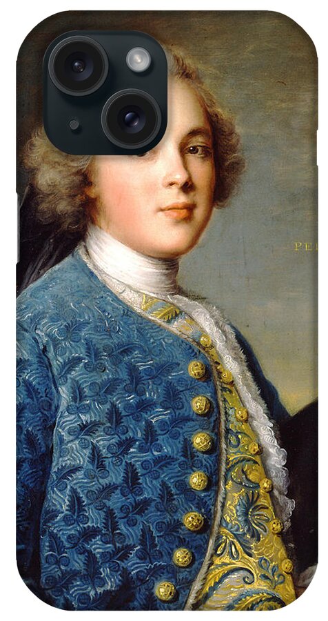 Jean-marc Nattier iPhone Case featuring the painting Young Boy Percy Wyndham #1 by MotionAge Designs
