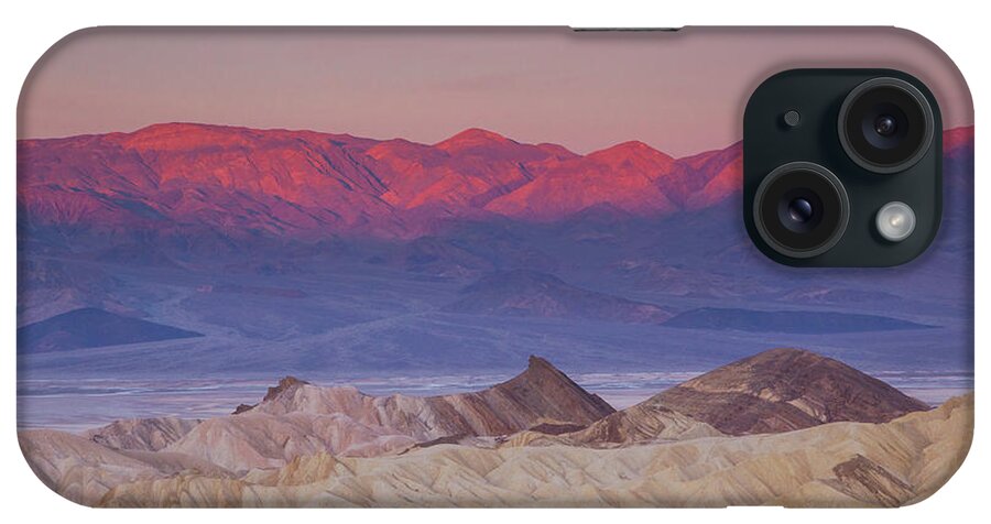 Zabriskie Point iPhone Case featuring the photograph Zabriskie sunrise #1 by Kunal Mehra