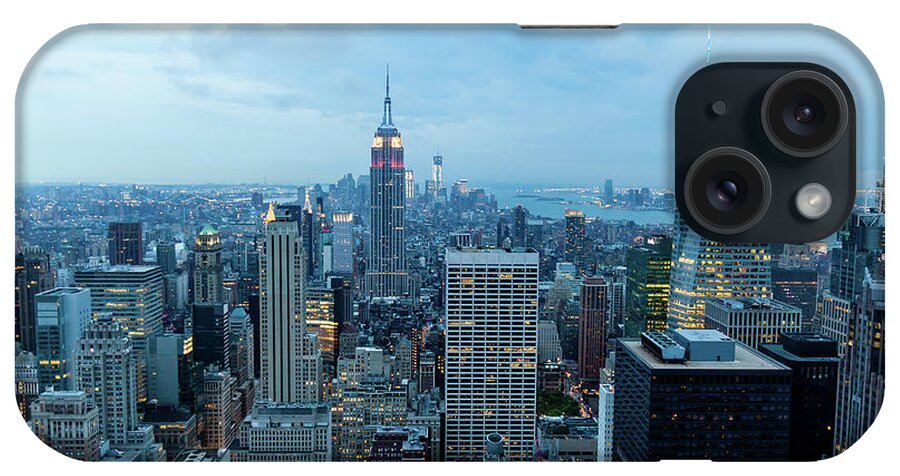 New York iPhone Case featuring the digital art New York #10 by Super Lovely