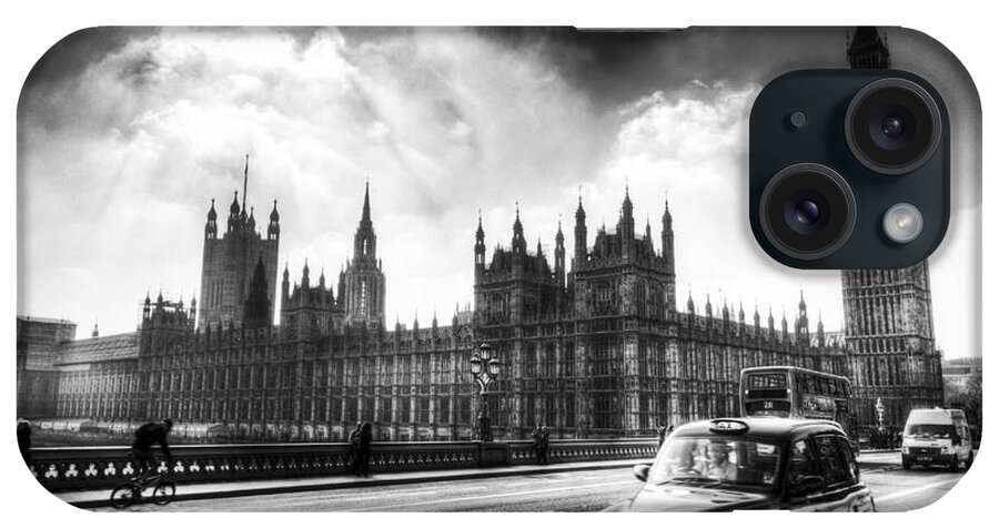 Westminster iPhone Case featuring the photograph Westminster Bridge London #14 by David Pyatt
