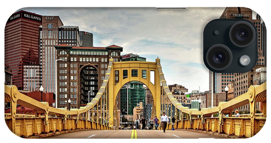 Roberto iPhone Case featuring the photograph 1397 Roberto Clemente Bridge by Steve Sturgill