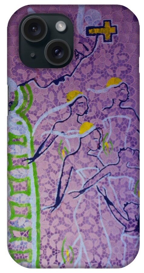 Jesus iPhone Case featuring the painting The Wise Virgins #15 by Gloria Ssali