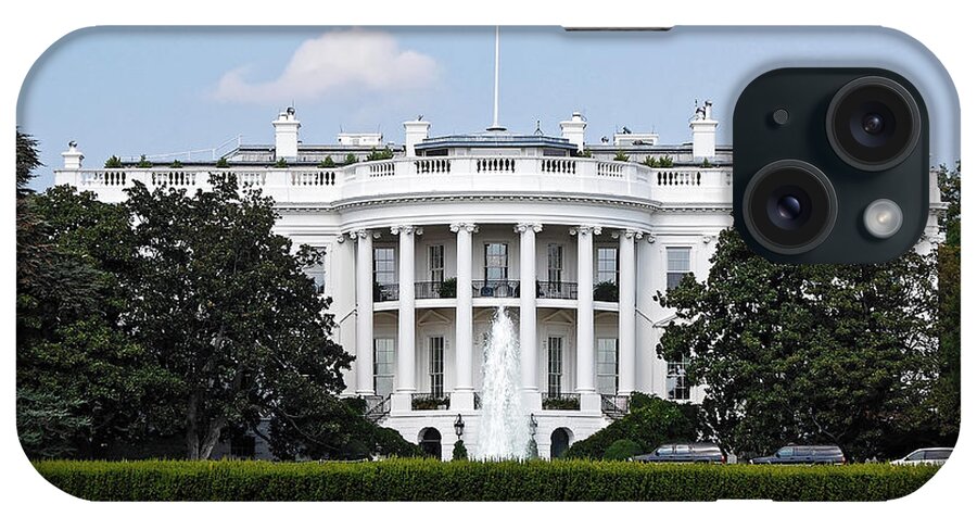 Darin Volpe Architecture iPhone Case featuring the photograph 1600 Pennsylvania Avenue - The White House, Washington D.C. by Darin Volpe