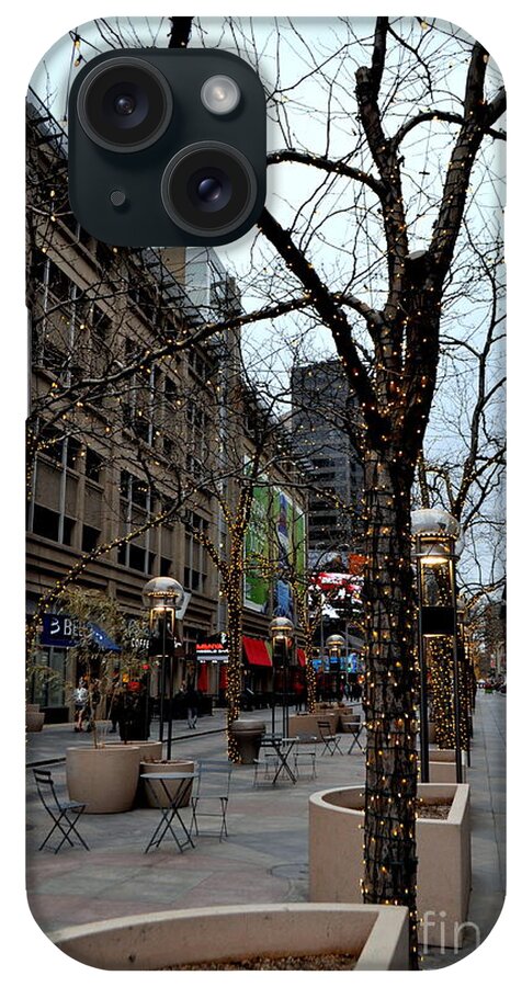Denver iPhone Case featuring the photograph 16th Street Mall by Anjanette Douglas