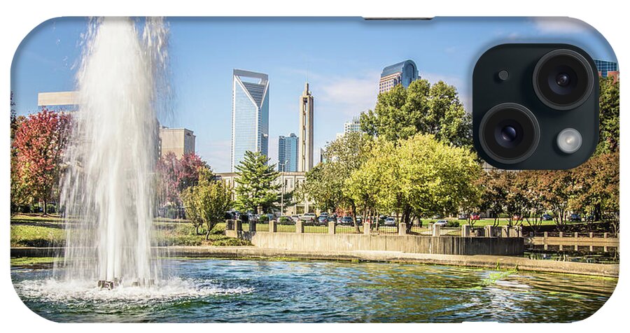 Charlotte iPhone Case featuring the photograph Autumn Season In Charlotte North Carolina Marshall Park #19 by Alex Grichenko