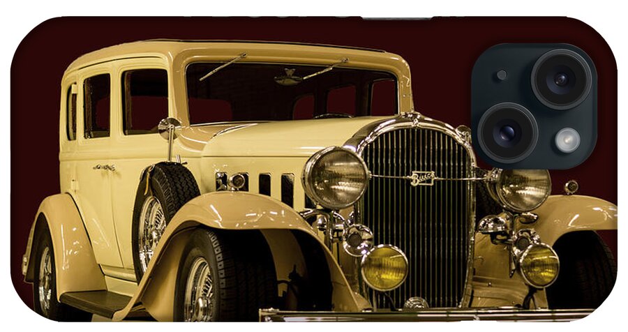 Buick iPhone Case featuring the photograph 1932 Buick 4Door Sedan by M Three Photos