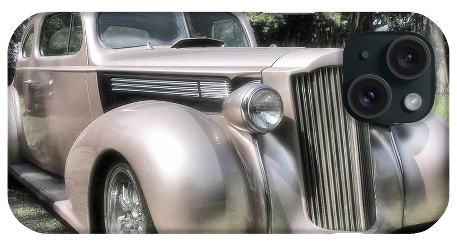 Classic Cars iPhone Case featuring the photograph 1939 Packard coupe by Richard Rizzo