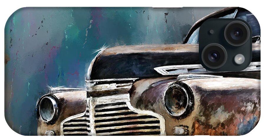 Chevy iPhone Case featuring the digital art 1941 Chevy by Susan Kinney