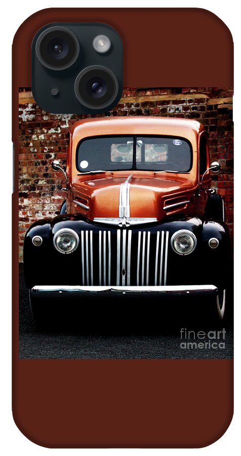 Ford iPhone Case featuring the photograph 1947 Ford F150 Regular cab Pick up by Stephen Melia