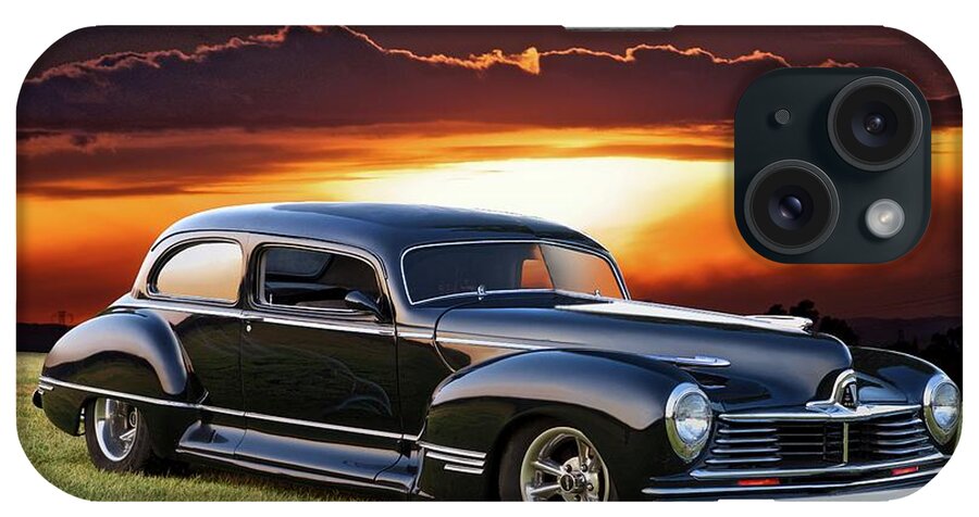 Auto iPhone Case featuring the photograph 1947 Hudson Custom Commodore Sedan by Dave Koontz