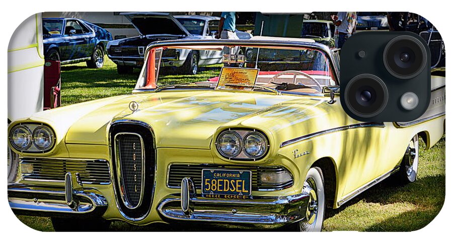 Cars iPhone Case featuring the photograph 1958 Edsel by AJ Schibig
