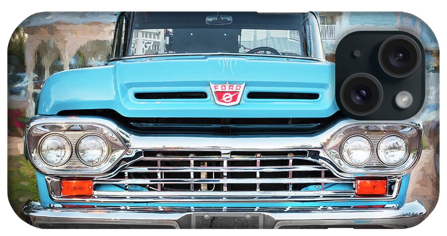 1960 Ford iPhone Case featuring the photograph 1960 Ford F100 Pick Up Truck by Rich Franco