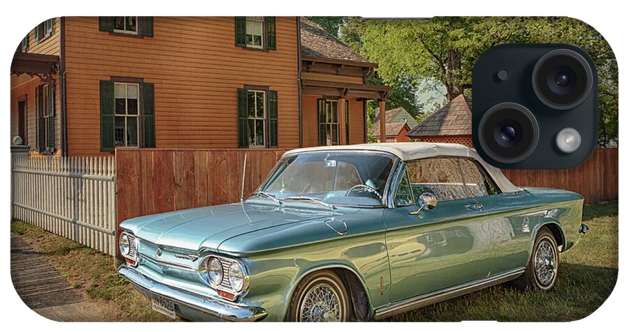 Chevrolet iPhone Case featuring the photograph 1963 Chevrolet Corvair by Susan Rissi Tregoning