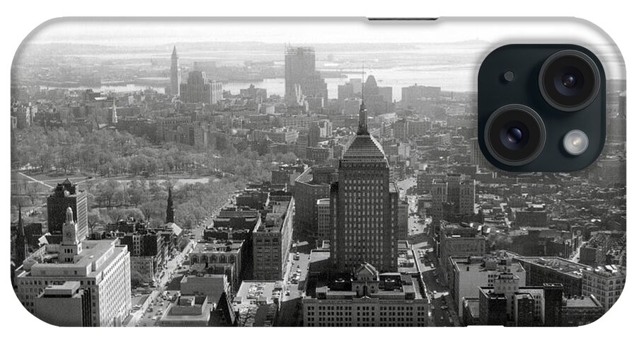 Boston iPhone Case featuring the photograph 1965 Boston Panorama by Historic Image