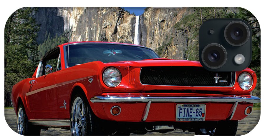 1965 iPhone Case featuring the photograph 1965 Mustang Fastback by Tim McCullough