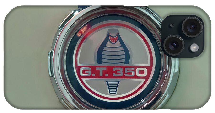 1965 Shelby Gt350 iPhone Case featuring the photograph 1965 Shelby GT 350 filler cap by Flees Photos