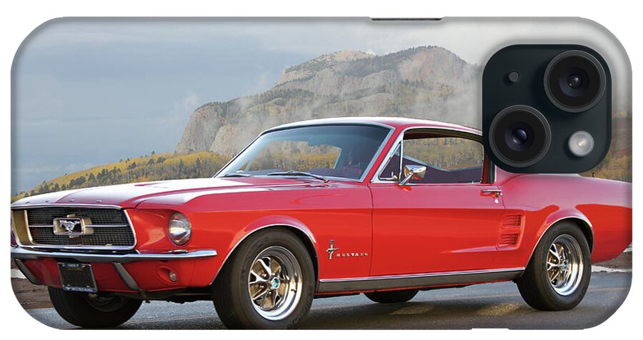 Automobile iPhone Case featuring the photograph 1967 Mustang Fastback I by Dave Koontz