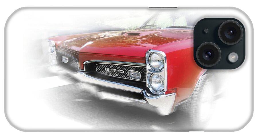 1967 iPhone Case featuring the photograph 1967 Pontiac GTO by Ron Long